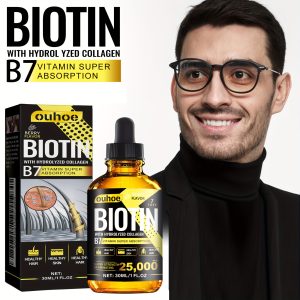 30ml Biotin Hair Essential Oil - Pure Liquid Vitamin For Healthy Hair Shine - For Men And Women